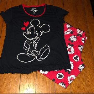 Disney pajama top and pants.